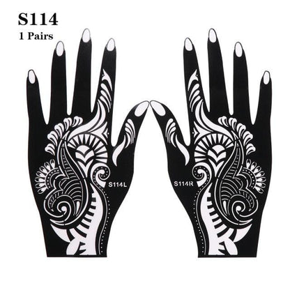 Fashion Women's Tattoo For Arm Temporary Body Paint Sticker Luxury Design For Wedding Party