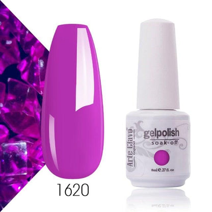 Fashion Womens Gel Nail Polish Multi Colors New UV LED Glossy Matte Luxury Design For Women