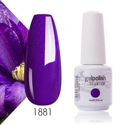 Fashion Womens Gel Nail Polish Multi Colors New UV LED Glossy Matte Luxury Design For Women