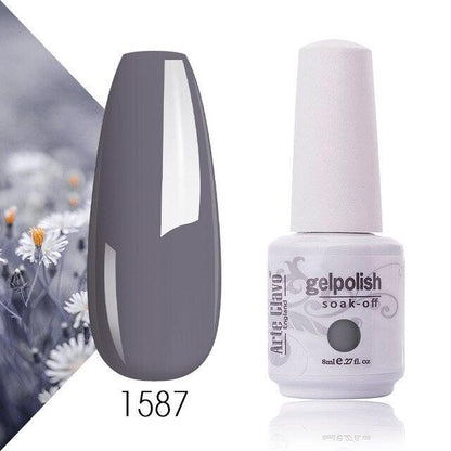 Fashion Womens Gel Nail Polish Multi Colors New UV LED Glossy Matte Luxury Design For Women