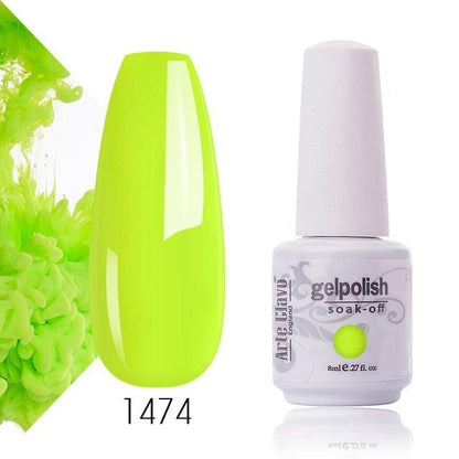 Fashion Womens Gel Nail Polish Multi Colors New UV LED Glossy Matte Luxury Design For Women