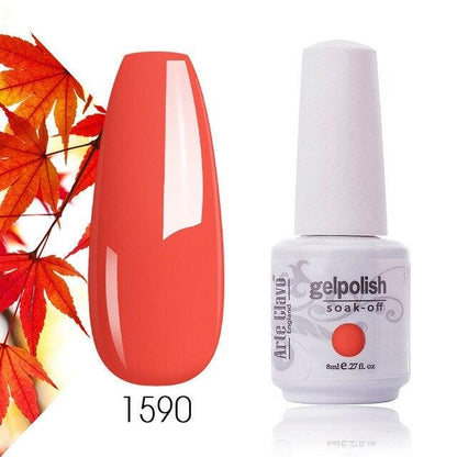 Fashion Womens Gel Nail Polish Multi Colors New UV LED Glossy Matte Luxury Design For Women