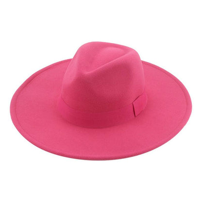 Fashionable Fedora Hats Women Wide Brim Dress Caps  Women's Fedora Hats Elegant Wide Brim Fedora Hat  Wedding Men Hat Warm Retro Style Belt 56-58cm