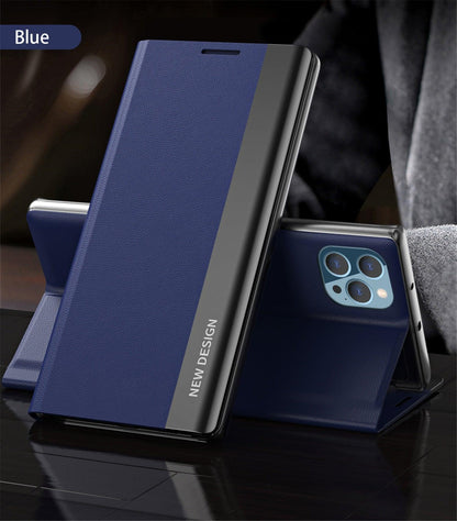 Flip Case For iPhone 14 Pro Max 12 13 Mini Luxury Wallet Stand Elegant Cover Phone Magnetic Leather Protective Cover Luxury Red Shockproof Cover with Stand Flip Case