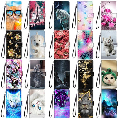 Flip Case For Xiaomi Redmi 9 9A 9C NFC 8 8A Phone Case Leather Silicone Wallet Cover For Redmi Note 8 Pro 9 9S 9 Pro Book Cases  Leather Case Flip Cover PU Wallet Case Kickstand Magnet Closure Card Slot Holder