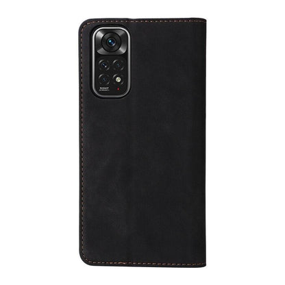 Flip Leather RFID Blocking Wallet Case For Xiaomi Redmi Note 11 10 9 8 7 10C 10A 9 9A 9C 9T 8 Xiaomi Poco X3 X4 NFC M3 M4 Pro F3 Magnetic Leather Wallet Card Slots Phone Case Flip Bumper Protective Cover