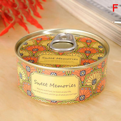 Floral Scented Smokeless Candle Tin Can Perfume Scented Candles for Home Relaxing Stress Relief Aromatherapy  Natural Soy Wax And Fragrance Handmade Scented Candle Natural Soy Wax Home Cristmas Decoration