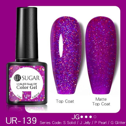 Fluorescent Gel Nail Polish Yellow Green High Quality Colors UV Strong Matte Effect Luxury Design For Girls and Women