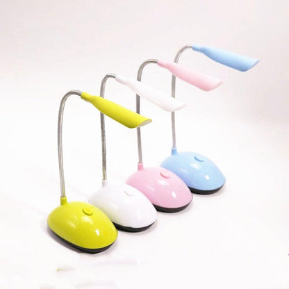 Foldable LED Desk Lamp Dimmable Touch Table Lamp 4.5V AAA Battery Children Student Study Reading Eye Protection Portable Lamp Decorative Table Lamp Cute Study Lamps for Bedroom Décor