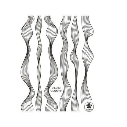 French Rose Gold Striping Tape Nail Design Stripe Lines Geometry 3D Sticker for Nails Gel Polish Sticker Decals for Manicuring Decorations Manicure Stickers Decals Silver Strip Line Nail Decal Self-Adhesive 3D Wave Decal Decoration Metallic Curve Design