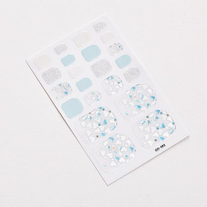 Full Beauty Loveliness Designed Manicure Valentines Nail Art Designer Nail Decals Kids Nails Art Decoration Nail Sticker Set French Tip Guides Stickers French Nail Stickers Form Fringe Guides for Decoration Stencil Tools