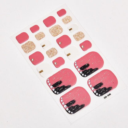 Full Beauty Loveliness Designed Manicure Valentines Nail Art Designer Nail Decals Kids Nails Art Decoration Nail Sticker Set French Tip Guides Stickers French Nail Stickers Form Fringe Guides for Decoration Stencil Tools