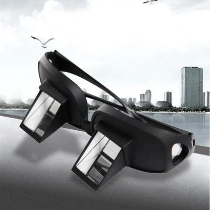 Funny Black Lazy Periscope Horizontal Reading TV Lightweight Sit View Glasses Lie Down Unisex Wide Use Glasses