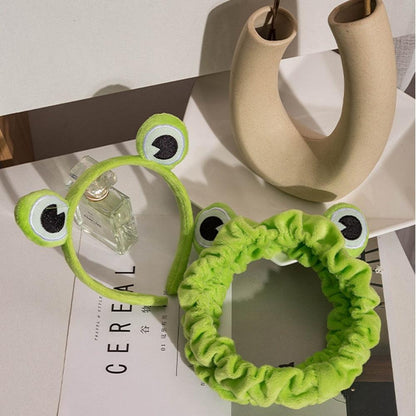 Funny Frog Makeup Headband Wide-brimmed Elastic Hairbands Cute Girls Hair Bands Women Hair Accessories Girls Hairband Gorgeous Hair Accessories For Women