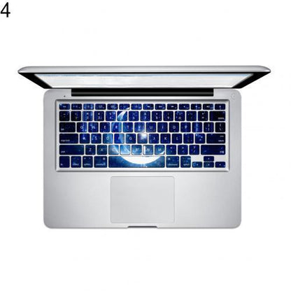 Galaxy Color Planet Keyboard Sticker Cover Perfect Fit Silicone Skin Keyboard Covers For Laptops Gaming Laptop Keyboard Skin Protector For Gaming Lovers