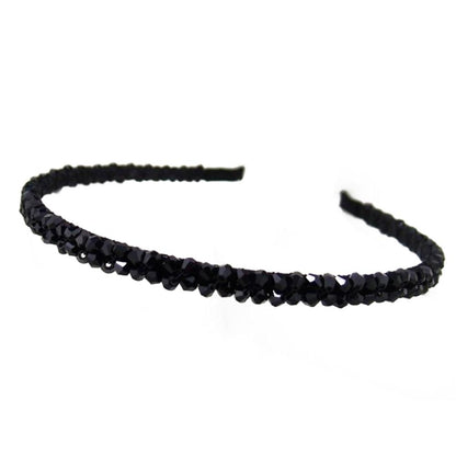 Girls Shiny Luxury Rhinestone Hair Band High Quality Diamond Pearls Hair Hoop Accessories for Women Crystal Headbands Ornaments