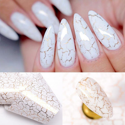 Glitter Marble Series Nail Transfer Foil Stickers Gold White And Black Bright Slider For Nails Decoration Manicures Marble Nail Art Stickers Water Transfer Nail Decals Full Wraps Gradient Acrylic Nail Kits for Women Manicure Decoration Accessory