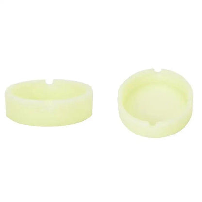 Glow In The Dark Ashtray For Smoking Cigarette Silicone Luminous Unique Design Rubber Soft Fluorescent Ashtrays