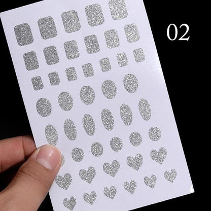 Gold Christmas Snowflake 3D Nail Stickers Sparkly Iridescent Silver Xmas Tree Elk Deer Transfer Sliders Winter Nails Accessories Design Decor Tip Transfer Nail Decals Sticker For Pretty Girl Self-Adhesive Nail Decals Designer Nail Stickers