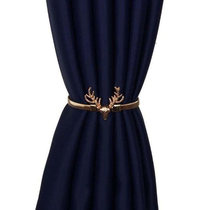 Golden Silver Curtain Clip Curtains Holders Feather Shape Tieback Buckle Clips Curtain Accessories Home Decor Modern Simple Style Curtain Tie Backs Decorative with Spring Curtain Strap Metal Plating Decorative Accessories 30cm