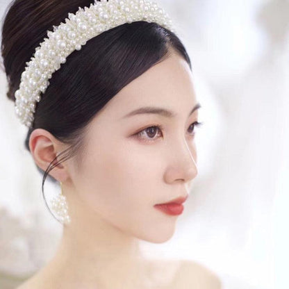 Hair Hoop women hairbands Sweet Headbands for Women Beaded Pearl Headbands Hair Accessories Gorgeous Hair Accessories For Women
