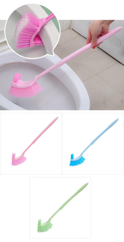 Handheld Toilet Cleaning Brush Household Toilet Cleaning Toilet Stain Powerful Stain Removal Brush Bathroom Accessories  Cleaning Tools For Bathroom Shower Sliding Door Tracks Kitchen Edge Corner Window Cleaning Brush