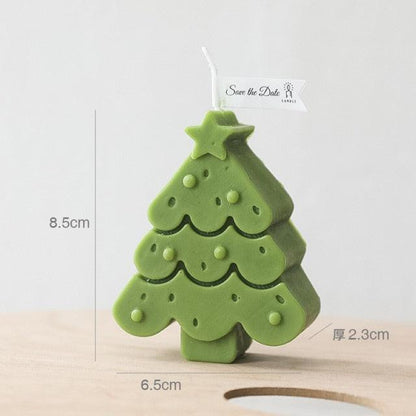 Handmade Creative Christmas Tree Scented Candles Christmas Tree Candles Christmas Gifts For Women Mom Girlfriend Christmas Scented Candles Home Decor Christmas Novelty Scented Candles Seasonal Celebration Candle Decoration Candle Gift