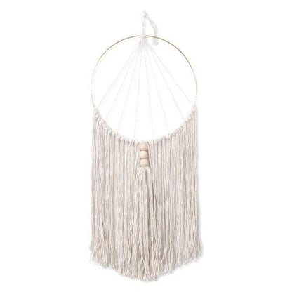 Handmade Wall Art Home Wall Decor Woven Hanging Tapestry Tassel Wind Chimes Wall Hanging Ornaments  Hand Macrame Wall  For Wall Wedding Living Room Gallery Patio Apartment Yard Decor