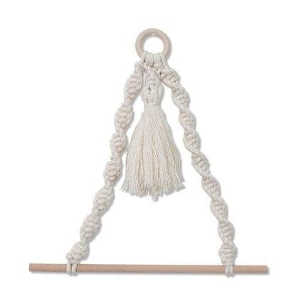 Handmade Wall Art Home Wall Decor Woven Hanging Tapestry Tassel Wind Chimes Wall Hanging Ornaments  Hand Macrame Wall  For Wall Wedding Living Room Gallery Patio Apartment Yard Decor