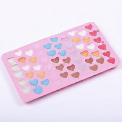 Heart Cake Jelly Cookies Soap Mold Chocolate Baking Mould Tray Wax Ice Fashion Cake Tool Kitchen Accessories Heart Shape Silicone Molds Valentine's Chocolate Candy Molds Baking Jelly Mold