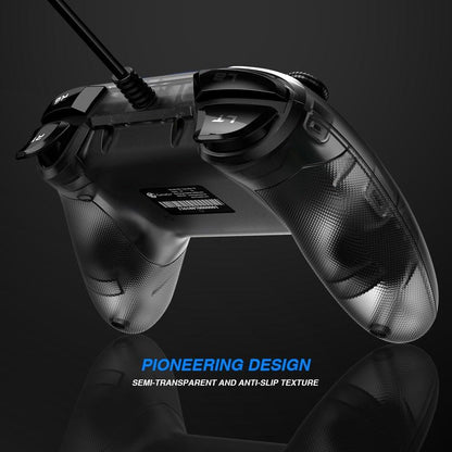 High Performance USB Wired Joystick Gamepad Controller Along With Vibration And Turbo Function Compatible With PC Laptop Monitor Tablet