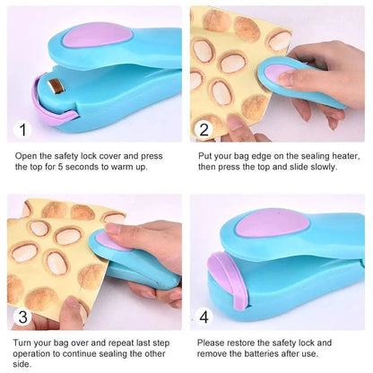 High Quality Kitchen Accessories Mini Portable Clip Sealing Food Machine  Perfect Home Kitchen Item Tool Keep Food Fresh