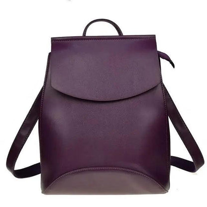 High Quality Leather Backpacks For Fashionable Women And Teenage Girls Large Capacity Shoulder Bagpack