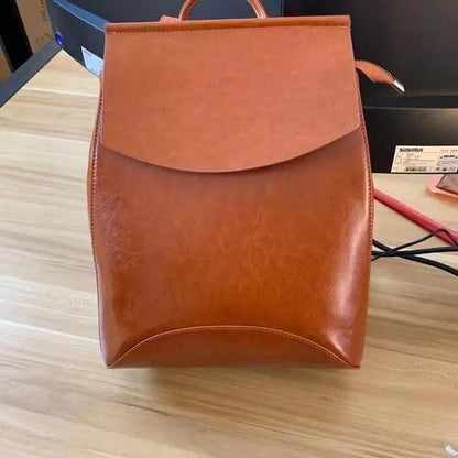 High Quality Leather Backpacks For Fashionable Women And Teenage Girls Large Capacity Shoulder Bagpack