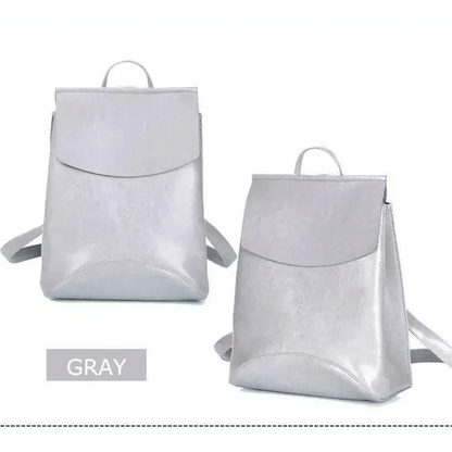 High Quality Leather Backpacks For Fashionable Women And Teenage Girls Large Capacity Shoulder Bagpack
