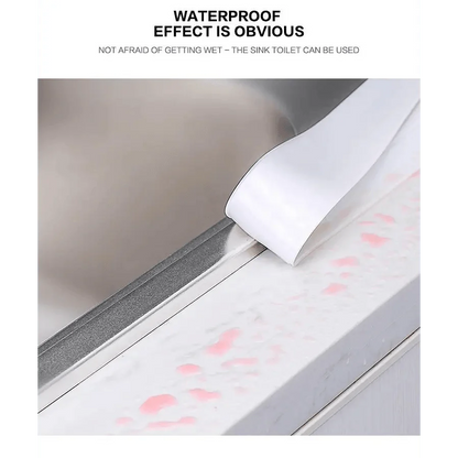 High Quality PVC Waterproof Wall Sticker Self Adhesive Sink Stove Crack Strip Kitchen Bathroom Bathtub Corner Sealant Tape Waterproof