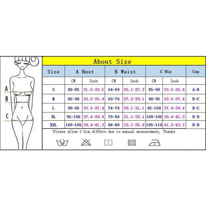High Waist Bikinis Women Swimsuit Women High Waist Bikini Set Sports Bright Color Swimsuit Scoop Neck Cute Bathing Suit Swimwear Female Push Up Bikini Set Bathing Suit For Women
