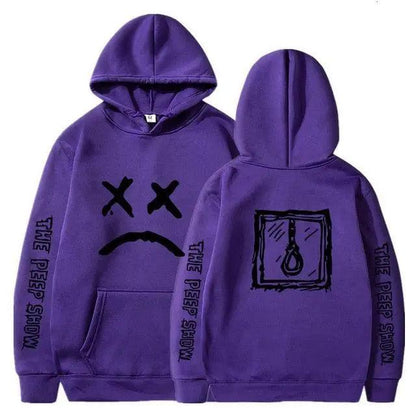 Hip Hop Hoodies Modern Hell Hood For Boy Men Women Hooded Pullover Male Female Cry Baby Hoodie Sweatshirts Women's Hoodie Peep Show Rap Music Men's Hip Hop Weep Rapper Sweater Warm Winter Sweater