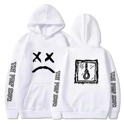 Hip Hop Hoodies Modern Hell Hood For Boy Men Women Hooded Pullover Male Female Cry Baby Hoodie Sweatshirts Women's Hoodie Peep Show Rap Music Men's Hip Hop Weep Rapper Sweater Warm Winter Sweater