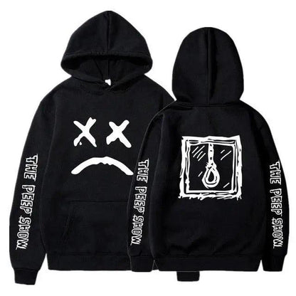 Hip Hop Hoodies Modern Hell Hood For Boy Men Women Hooded Pullover Male Female Cry Baby Hoodie Sweatshirts Women's Hoodie Peep Show Rap Music Men's Hip Hop Weep Rapper Sweater Warm Winter Sweater