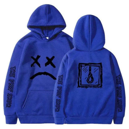 Hip Hop Hoodies Modern Hell Hood For Boy Men Women Hooded Pullover Male Female Cry Baby Hoodie Sweatshirts Women's Hoodie Peep Show Rap Music Men's Hip Hop Weep Rapper Sweater Warm Winter Sweater