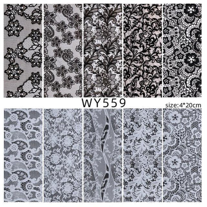 Holographic Nail Foil Transfer Set Sticker Decal Nail Art Foils Designer Marble Nail Decoration Sliders Wraps Manicure  Women Kids Girls Manicure Decoration Nail Art Supplies 3D Self-Adhesive Nail Decals Designer Nail Stickers for Acrylic Nails