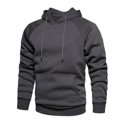 Hoodies Sweatshirts Men Solid Color Hoodie Hip Hop Streetwear Outwear Autumn Winter Long Sleeve Winter Fashion Thick Fleece Sweatshirt Mens Hip Hop Long Sleeve Pullover Hoodies Male Autumn Solid Color Hoodie