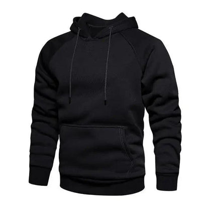 Hoodies Sweatshirts Men Solid Color Hoodie Hip Hop Streetwear Outwear Autumn Winter Long Sleeve Winter Fashion Thick Fleece Sweatshirt Mens Hip Hop Long Sleeve Pullover Hoodies Male Autumn Solid Color Hoodie