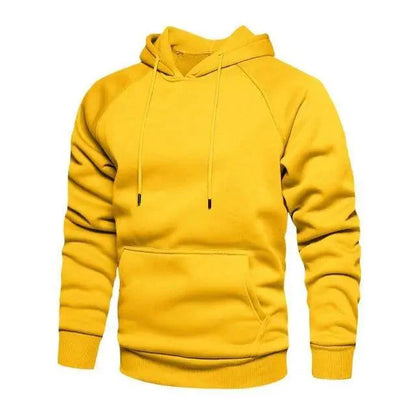 Hoodies Sweatshirts Men Solid Color Hoodie Hip Hop Streetwear Outwear Autumn Winter Long Sleeve Winter Fashion Thick Fleece Sweatshirt Mens Hip Hop Long Sleeve Pullover Hoodies Male Autumn Solid Color Hoodie