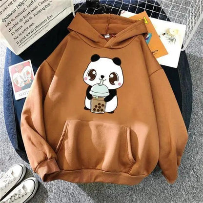 Hoody Little Print Hoodie Streetwear Cute Winter Clothes Women's Oversized Loose Sweatshirts Women Hoodies for Women Cute Fashion Sweatshirts Hoodie for Teen Oversized Hoodie
