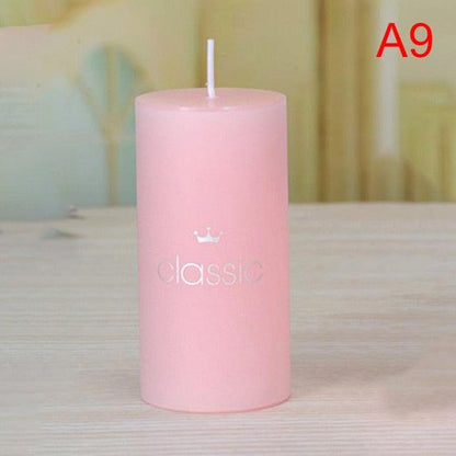 Scented Candle Candles For Home Scented 100 Hour Long Lasting Aromatherapy Candle Highly Scented & Soy Jar Candle Gift Lavender Classic Cylindrical Birthday Romantic Small Candle Wedding Western Food Candlestick Column Wax