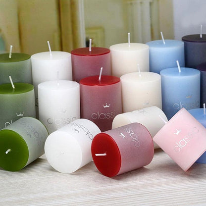 Scented Candle Candles For Home Scented 100 Hour Long Lasting Aromatherapy Candle Highly Scented & Soy Jar Candle Gift Lavender Classic Cylindrical Birthday Romantic Small Candle Wedding Western Food Candlestick Column Wax