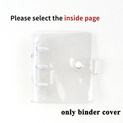 Jelly Color Photo Album for Mini Card Photo Sticker Album Mini Photo Album Transparent Glitter Card Holder Gifts For Valentine Gifts for Friends