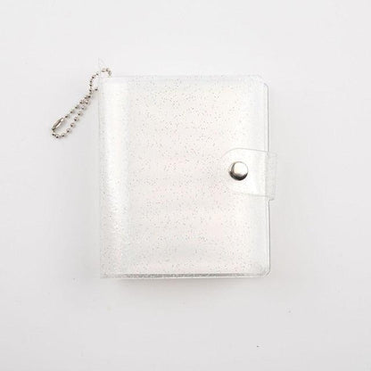 Jelly Color Photo Album for Mini Card Photo Sticker Album Mini Photo Album Transparent Glitter Card Holder Gifts For Valentine Gifts for Friends
